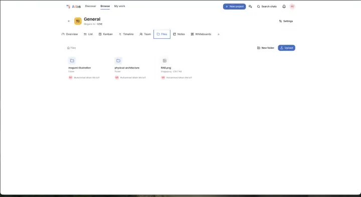 Atlas file storage