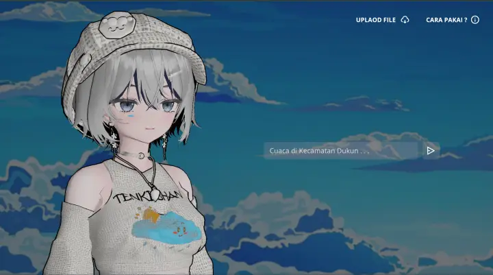 Tenki Weather chat flow