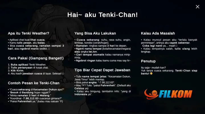 Tenki Weather usage guide