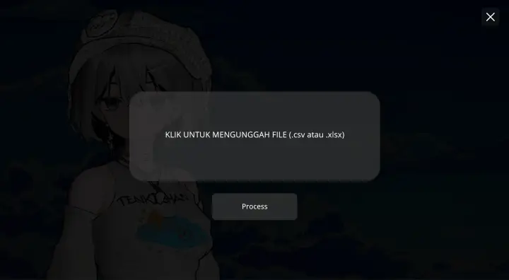 Tenki Weather batch upload screen
